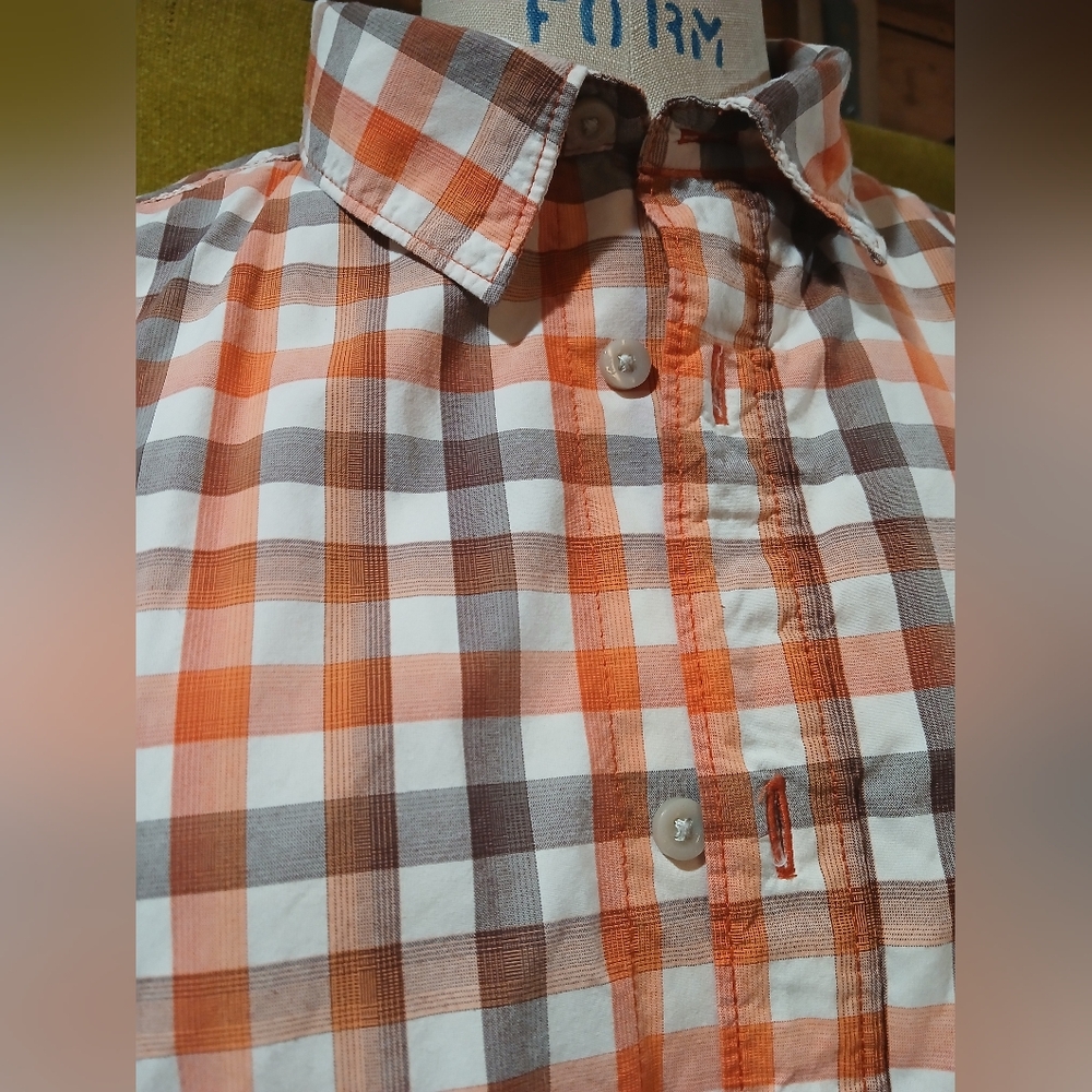 North Face Short sleeve button down Medium